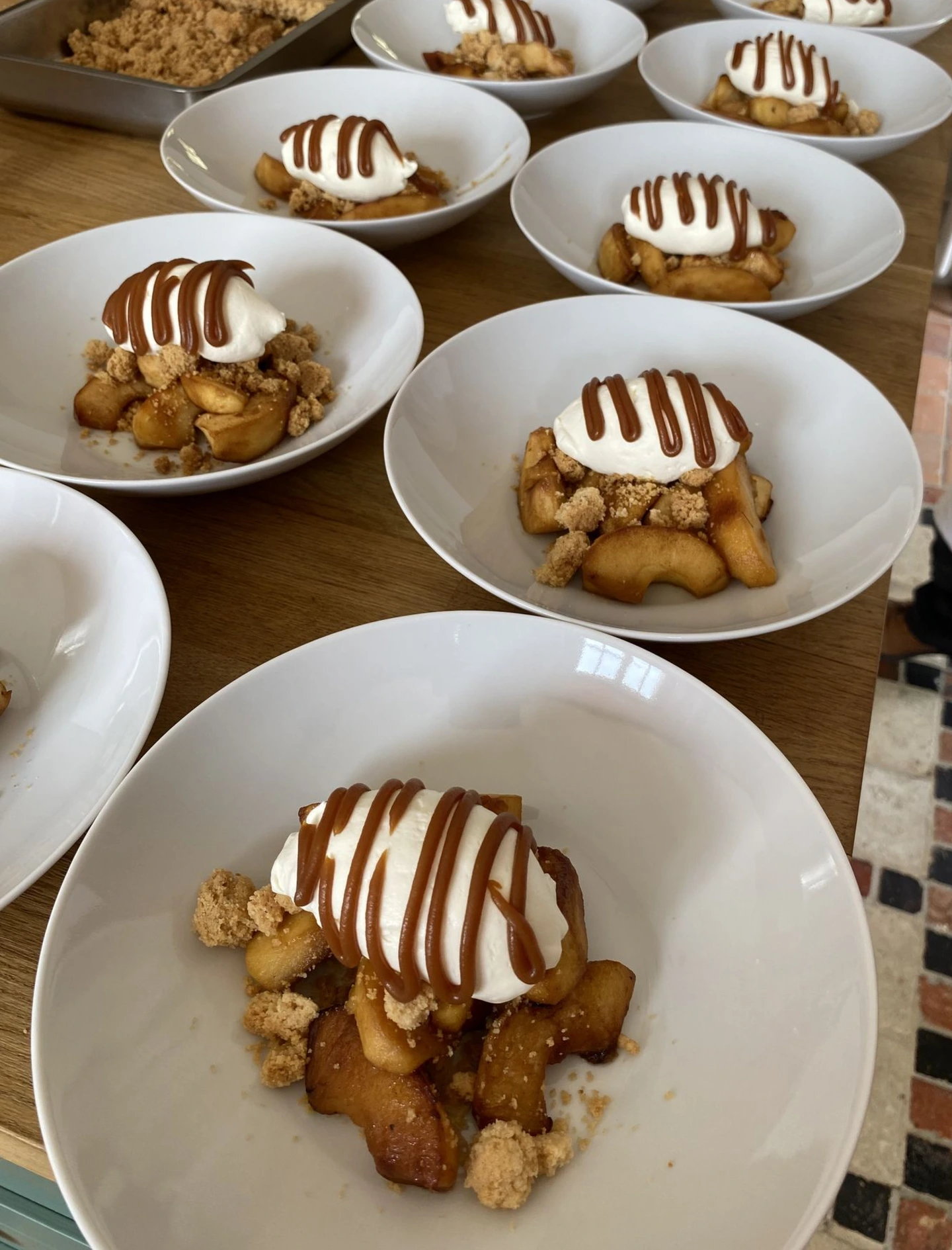 Dessert réalisé avec soin